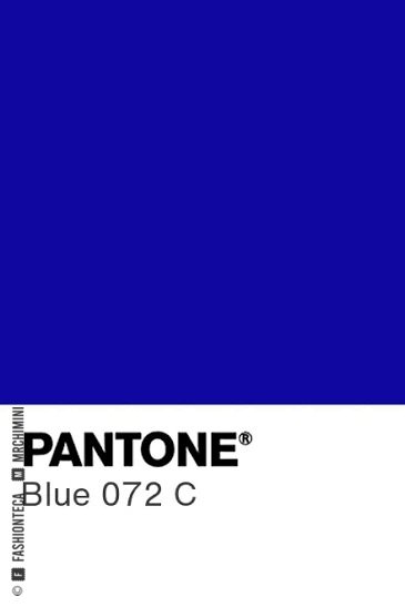 Ficha Pantone Blue 072 C