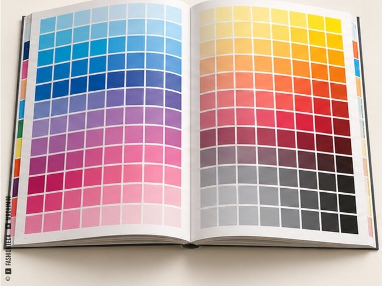 Selector impreso de colores de proceso del tipo utilizado por TRUMATCH