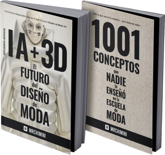 Libros de EDITORIAL MRCHIMINI sobre conceptos de Moda, IA y diseño 3D