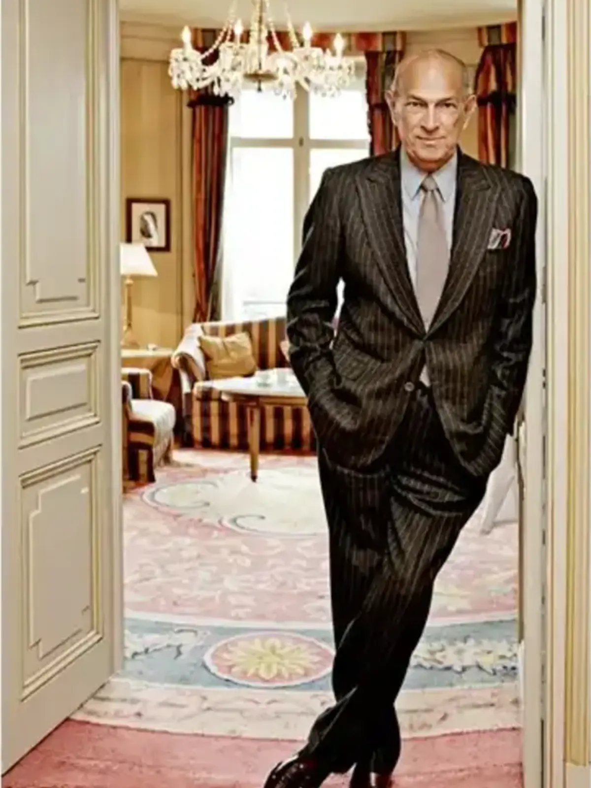 Retrato de Óscar de la Renta.