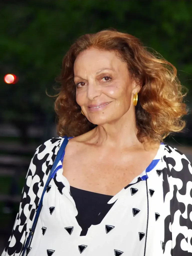 Retrato de Diane von Furstenberg.