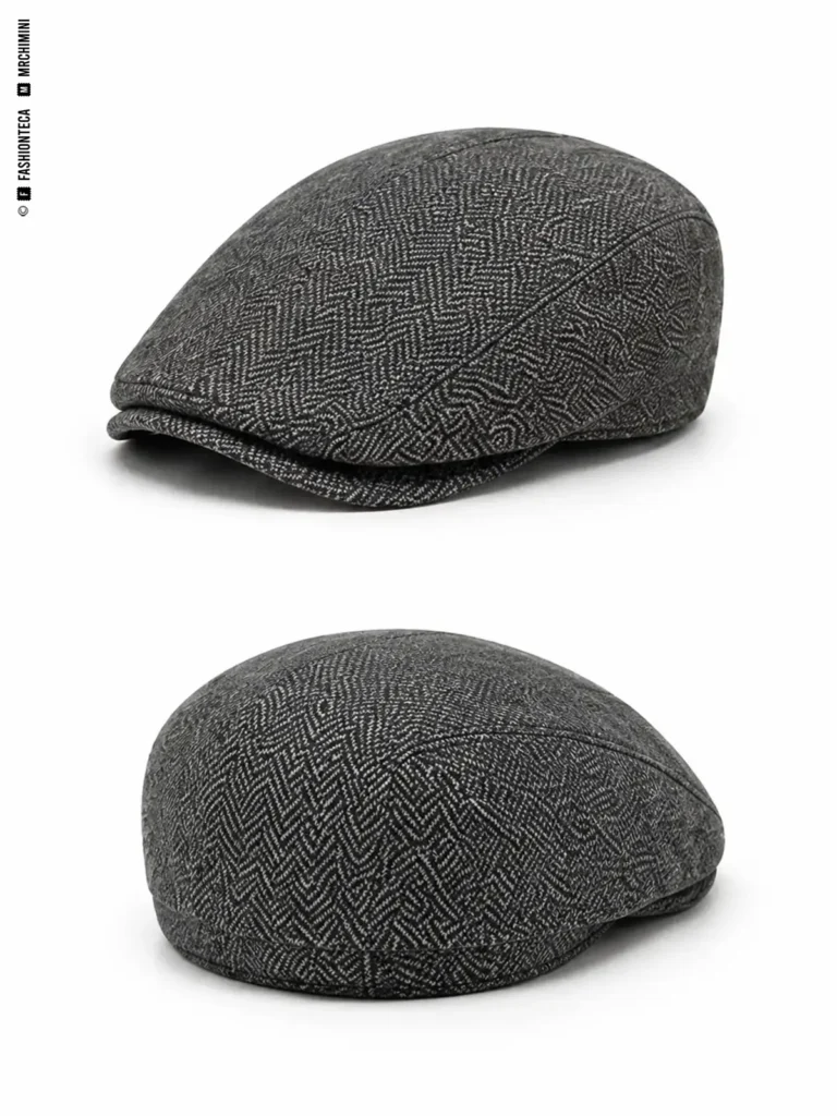 GORRA PLANA: fotografía de producto con vista delantera y trasera sobre fondo blanco.