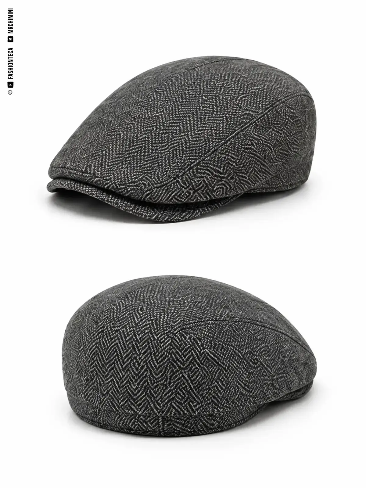 GORRA PLANA — vistas delantera y trasera GORRA PLANA: fotografía de producto con vista delantera y trasera sobre fondo blanco.