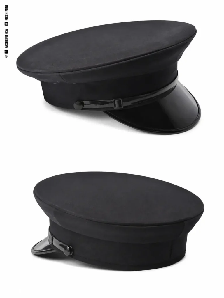 GORRA DE PLATO: fotografía de producto con vista delantera y trasera sobre fondo blanco.