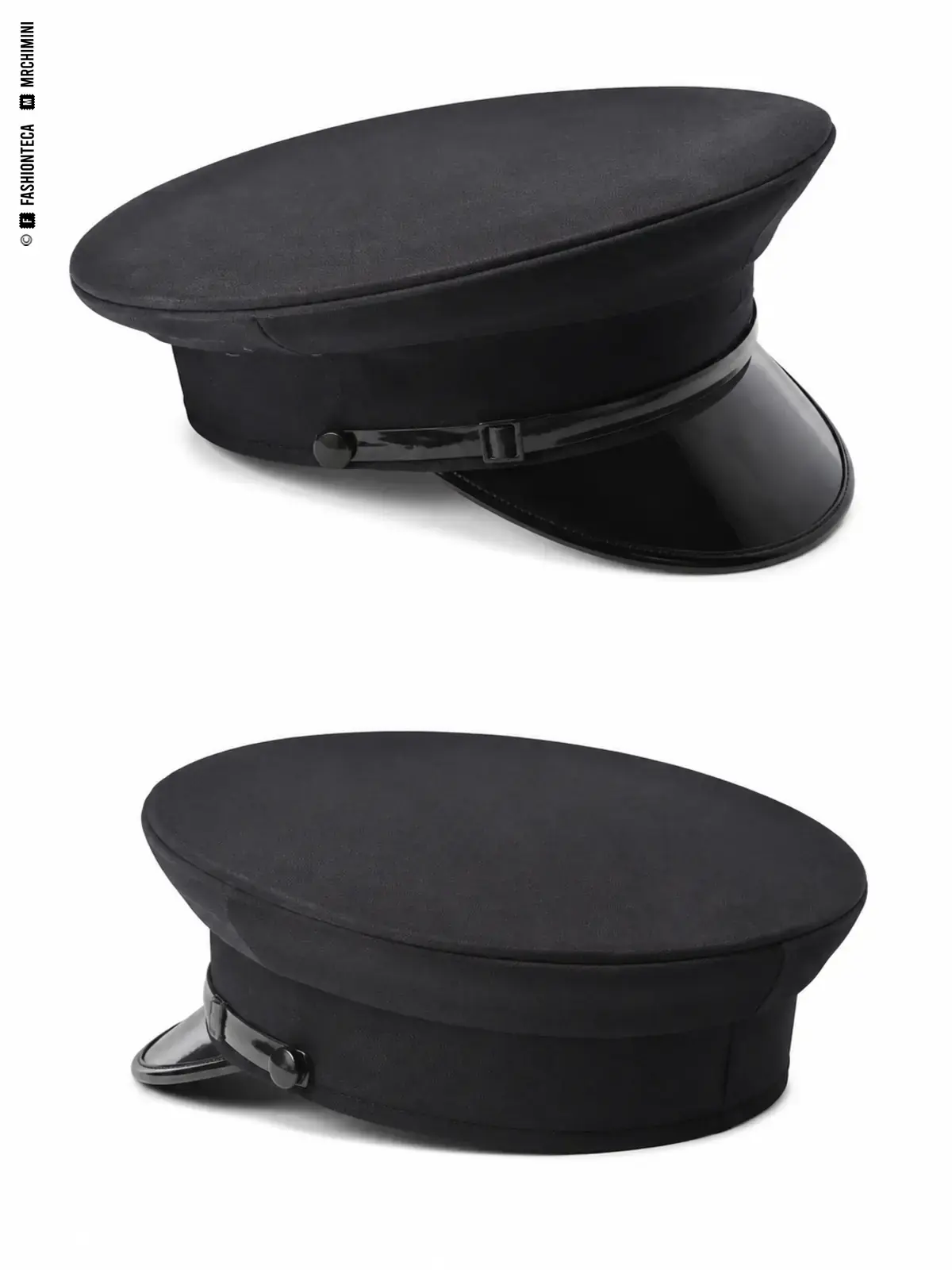 GORRA DE PLATO — vistas delantera y trasera GORRA DE PLATO: fotografía de producto con vista delantera y trasera sobre fondo blanco.