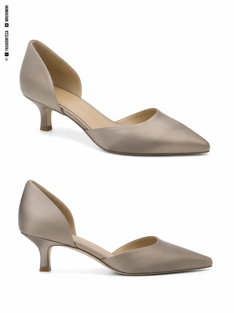 ZAPATO D’ORSAY: dos vistas de catálogo sobre fondo blanco para reconocer su silueta y construcción.