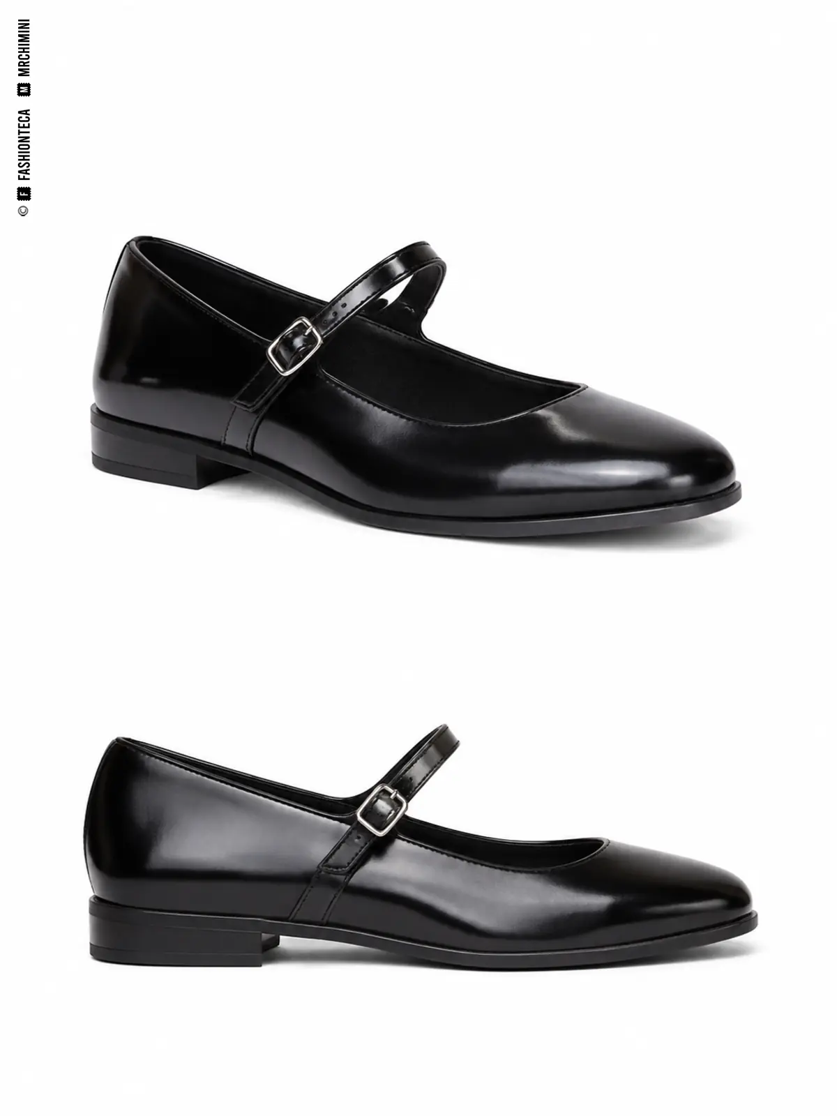 ZAPATO MARY JANE: dos vistas de catálogo sobre fondo blanco para reconocer su silueta y construcción.