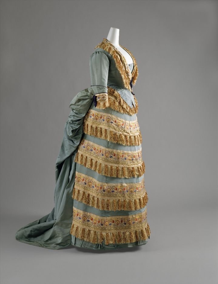 Vestido de baile House of Worth, ca. 1872