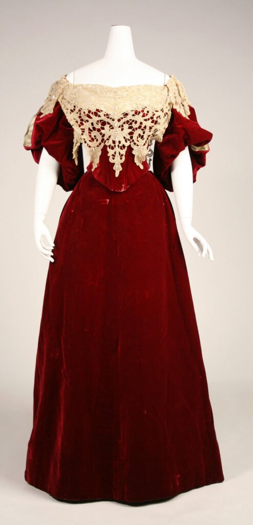 Vestido House of Worth, 1893–95