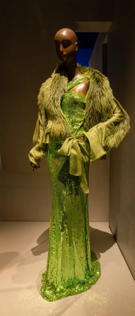Conjunto Gucci expuesto sobre maniquí