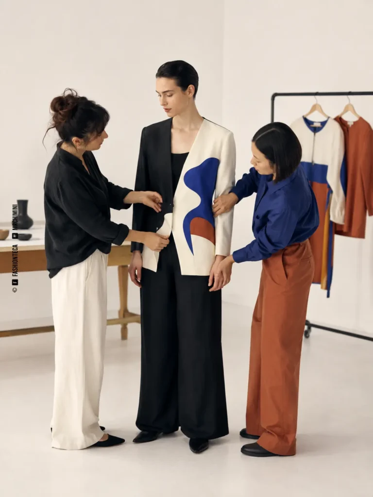 colaboraciones de moda: imagen editorial didáctica de moda