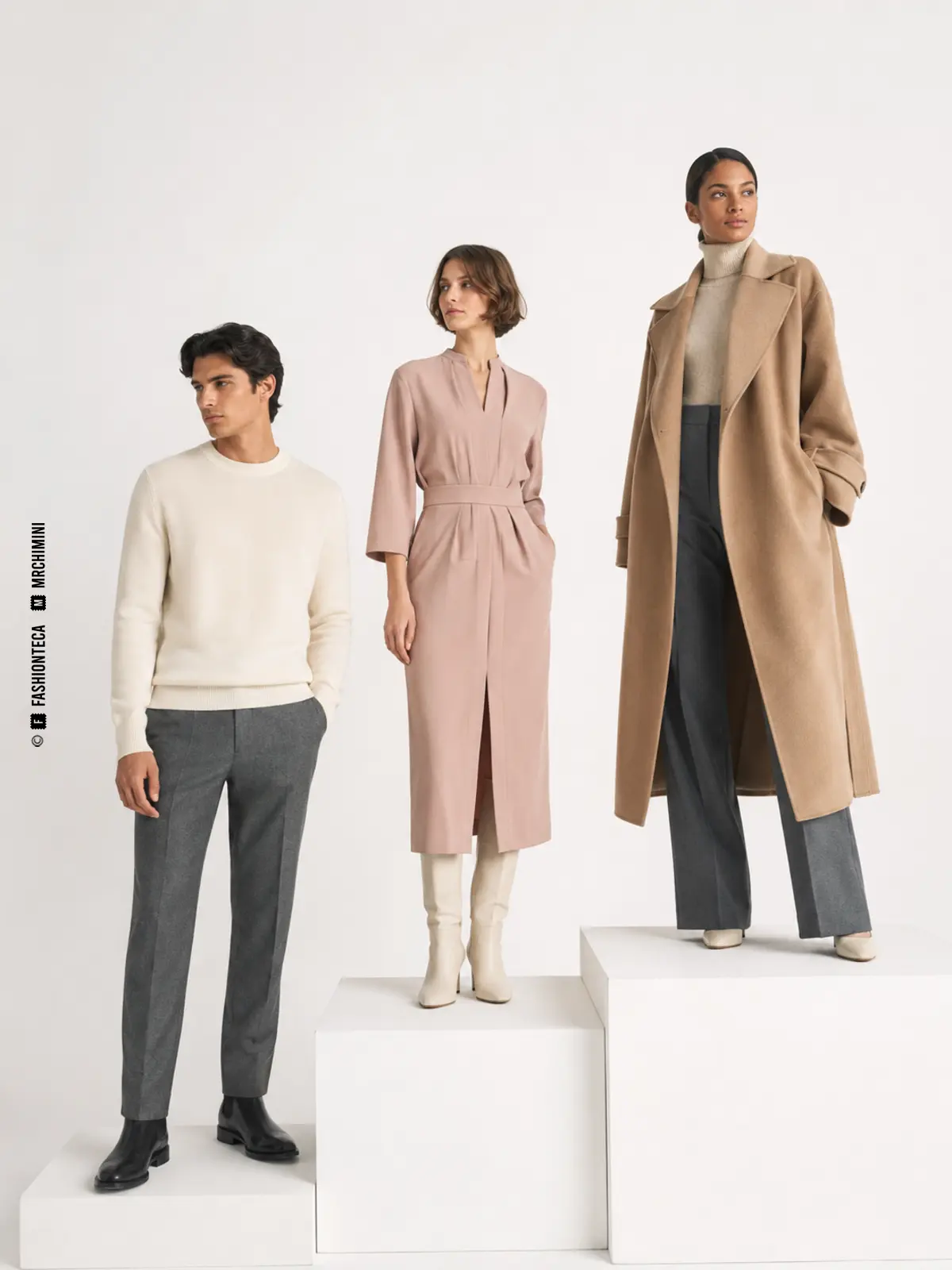 arquitectura de precios en prêt-à-porter: imagen editorial didáctica de moda