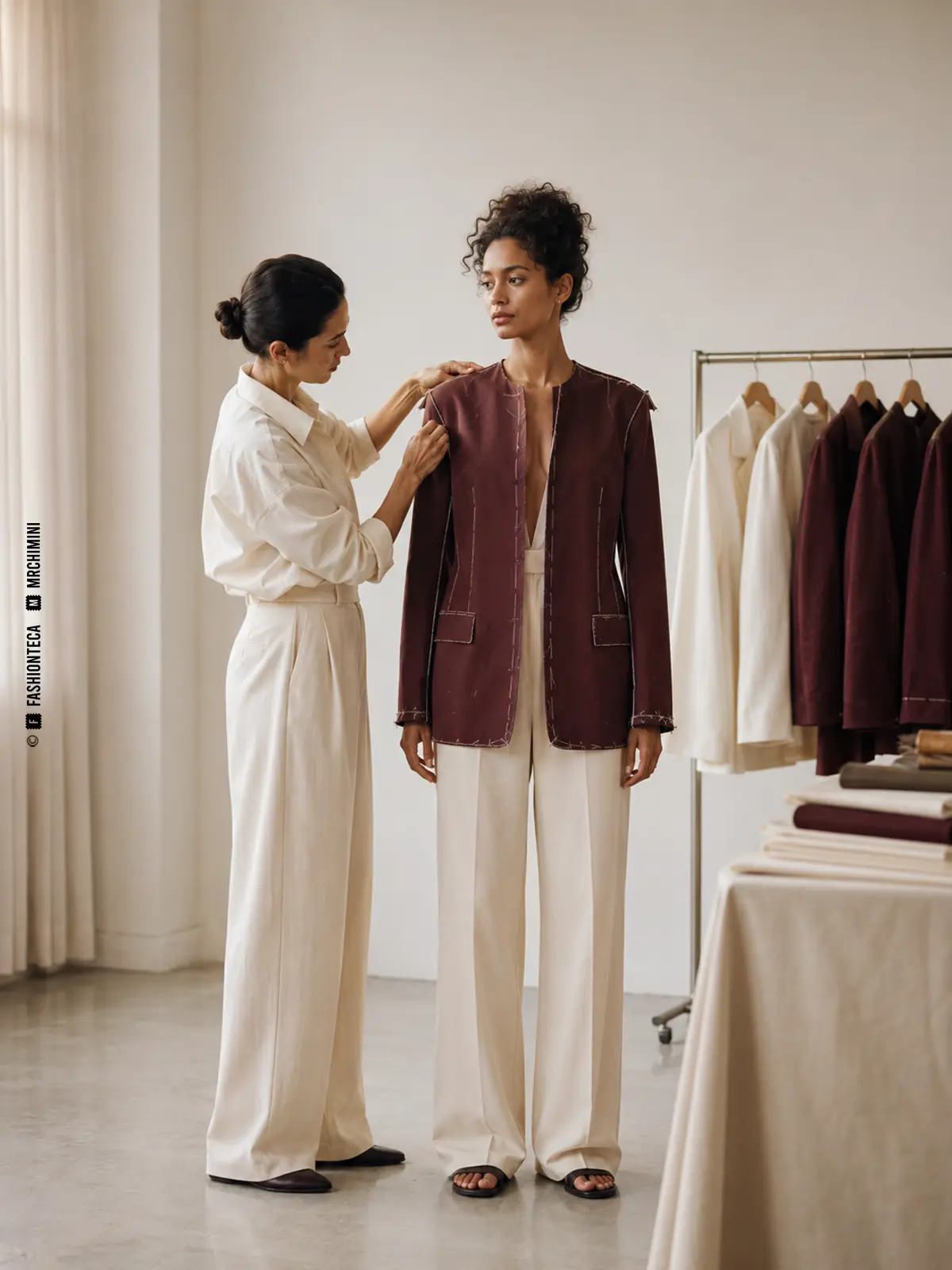 producción bajo pedido en prêt-à-porter: imagen editorial didáctica de moda