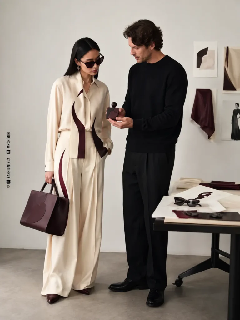 licencias de moda y extensión de marca: imagen editorial didáctica de moda