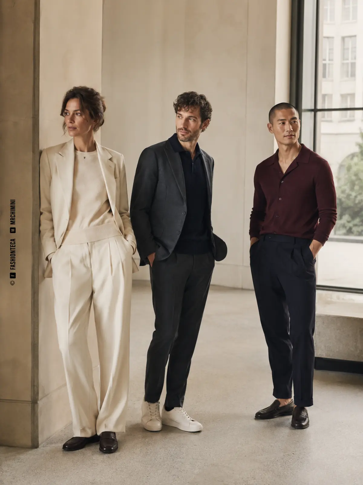 casualización de los códigos de vestir: imagen editorial didáctica de moda