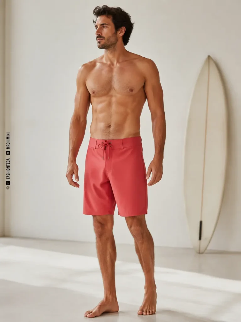 board short: imagen editorial didáctica de moda