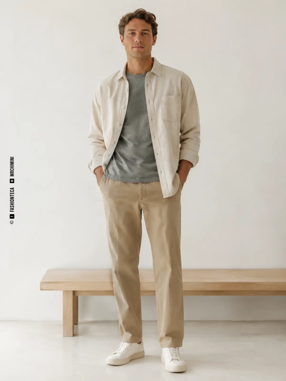 casualwear: imagen didáctica editorial con personas y prendas identificables