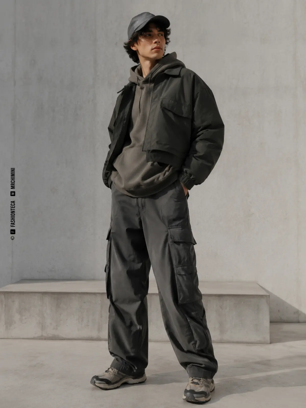 streetwear: imagen didáctica editorial con personas y prendas identificables