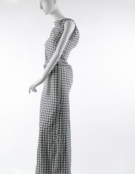Vestido de cuadros, primavera-verano de 1997