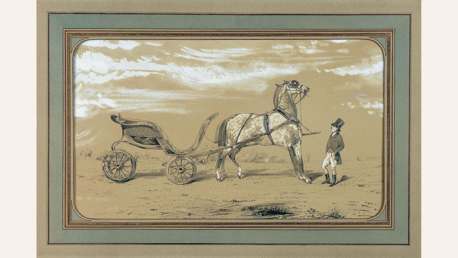 Duc attelé, groom à l’attente