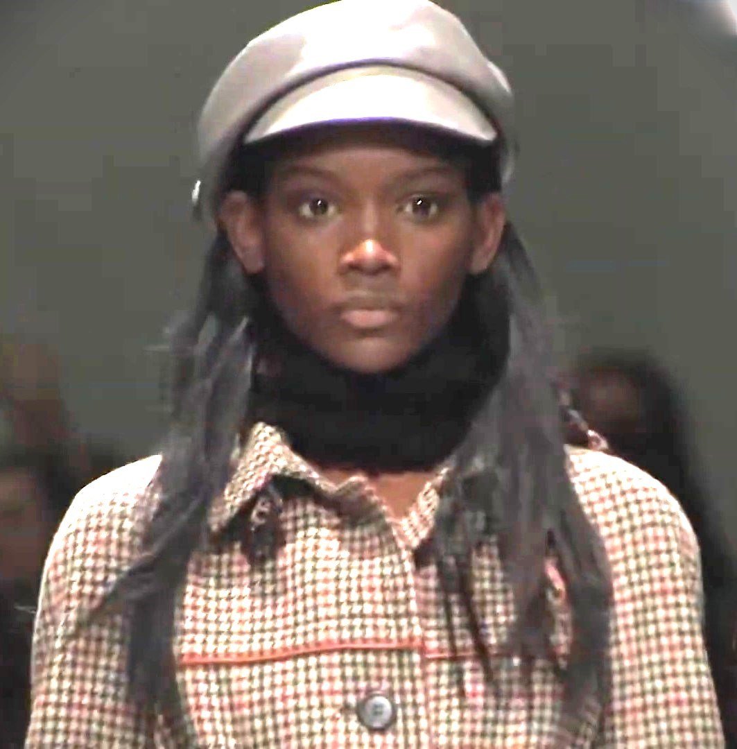 Prada otoño-invierno de 2017, detalle de pasarela